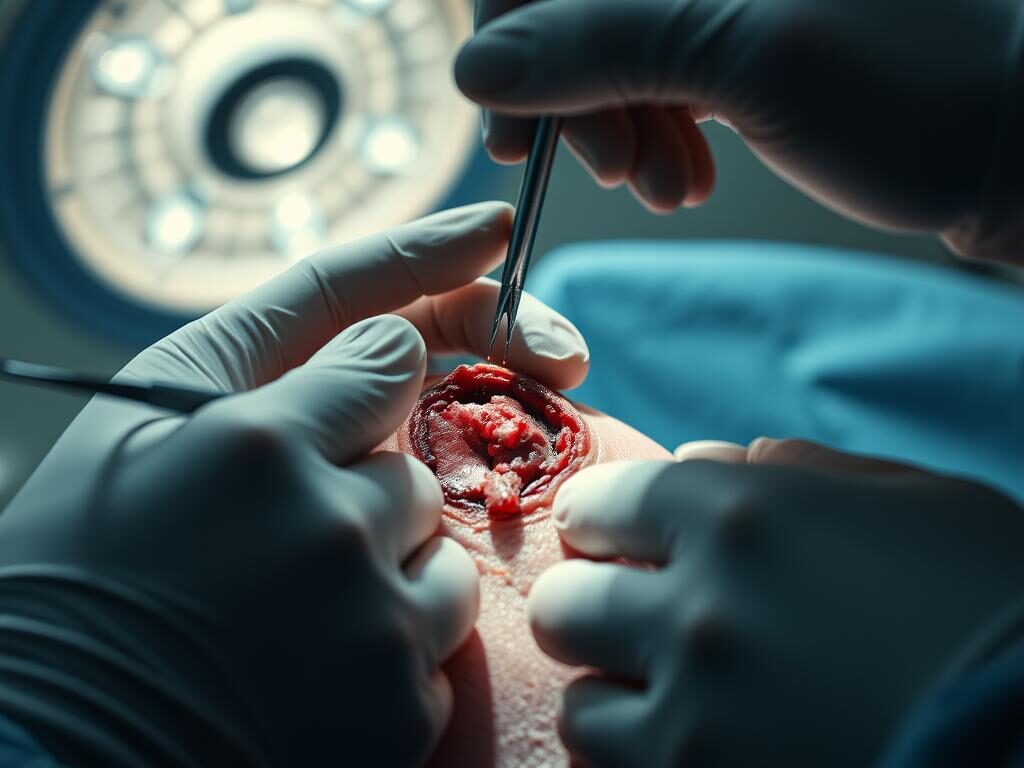 wound debridement