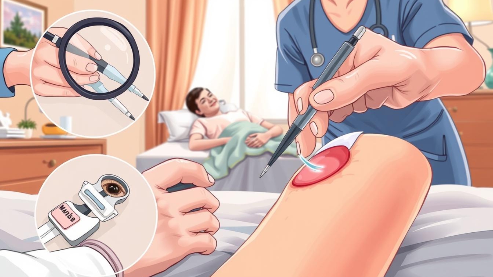 Home visit wound care